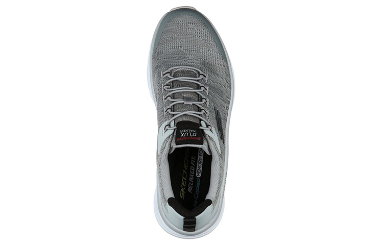 Lookbook Skechers Relaxed Fit D'lux Walker 'Grey White' 232045-GYBK