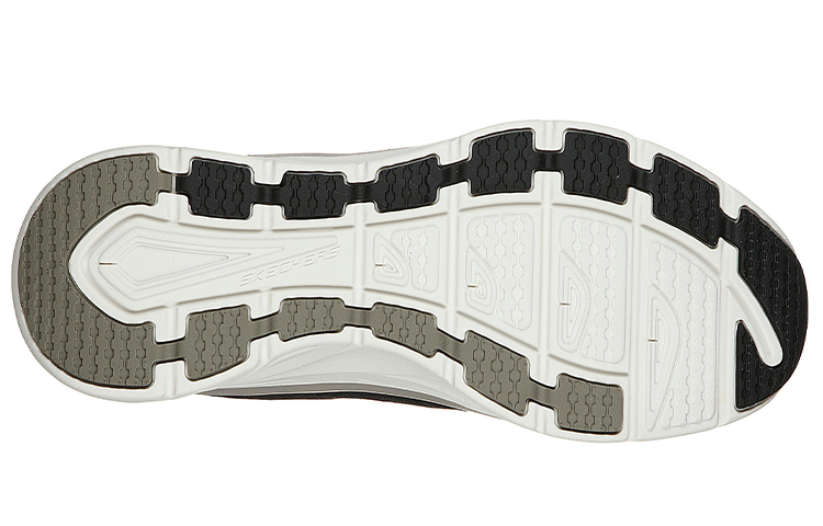 Shop Skechers Relaxed Fit D'lux Walker Commuter 'Hitam Putih' 232261-BLK