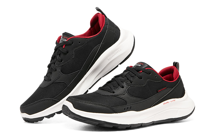 Lookbook Skechers Relaxed Fit Equalizer 5.0 ''Zwart Rood'' 232520-BKRD