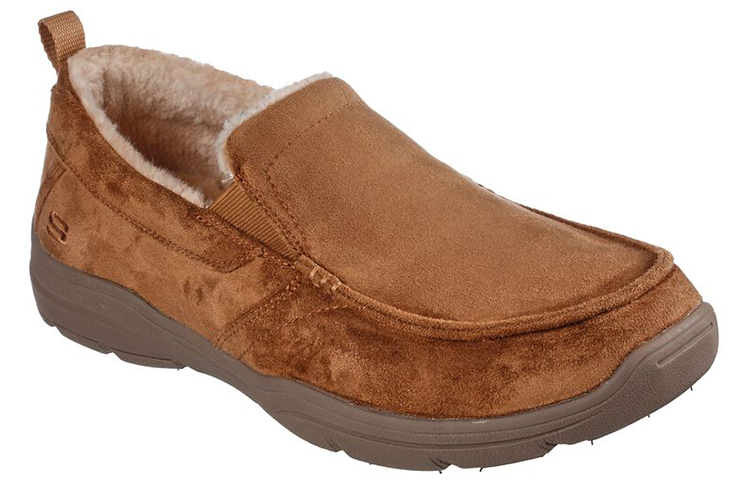 Lookbook Skechers Relaxed Fit Harper-Purcell 'Brown Slip-On' 204341-TAN