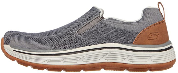 Skechers Relaxed Fit Remaxed-Mendel 'Abu Coklat' 204376-GRY Buy Skechers Relaxed Fit Remaxed-Mendel 'Abu Coklat' 204376-GRY