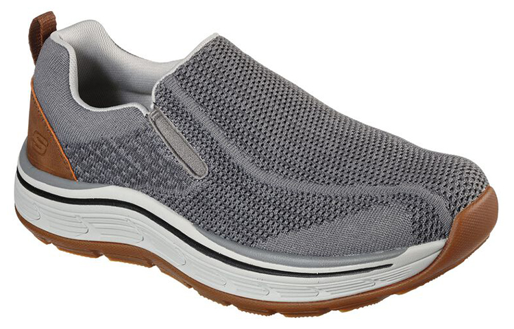 Lookbook Skechers Relaxed Fit Remaxed-Mendel 'Grey Brown' 204376-GRY