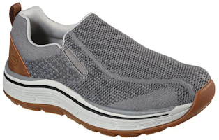 Lookbook Skechers 舒適款:Remaxed-Mendel 休閒運動鞋 灰棕