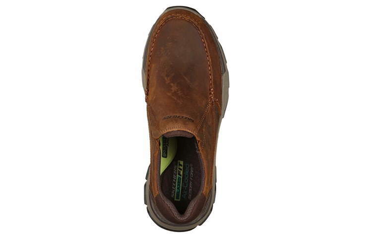 Shop Skechers Relaxed Fit Respected Catel ''Marrone Scuro'' 204321-CDB