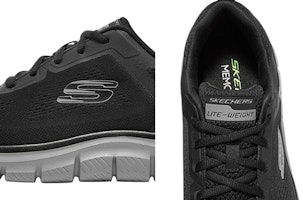 스케쳐스 리스펙티드 홈그렌 슬립온 '블랙' (Skechers Respected Holmgren Slip-on 'Black') 204809-BLK Sizing 스케쳐스 리스펙티드 홈그렌 슬립온 '블랙' (Skechers Respected Holmgren Slip-on 'Black') 204809-BLK