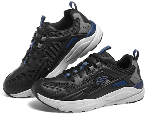 Skechers Retro 'Black Grey' 210037-BKBL Lookbook Skechers Retro 'Black Grey' 210037-BKBL