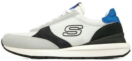 Skechers 復古百搭休閒板鞋 輕便耐磨透氣 低幫 生活休閒鞋 男款 灰藍色 Buy Skechers 復古百搭休閒板鞋 輕便耐磨透氣 低幫 生活休閒鞋 男款 灰藍色