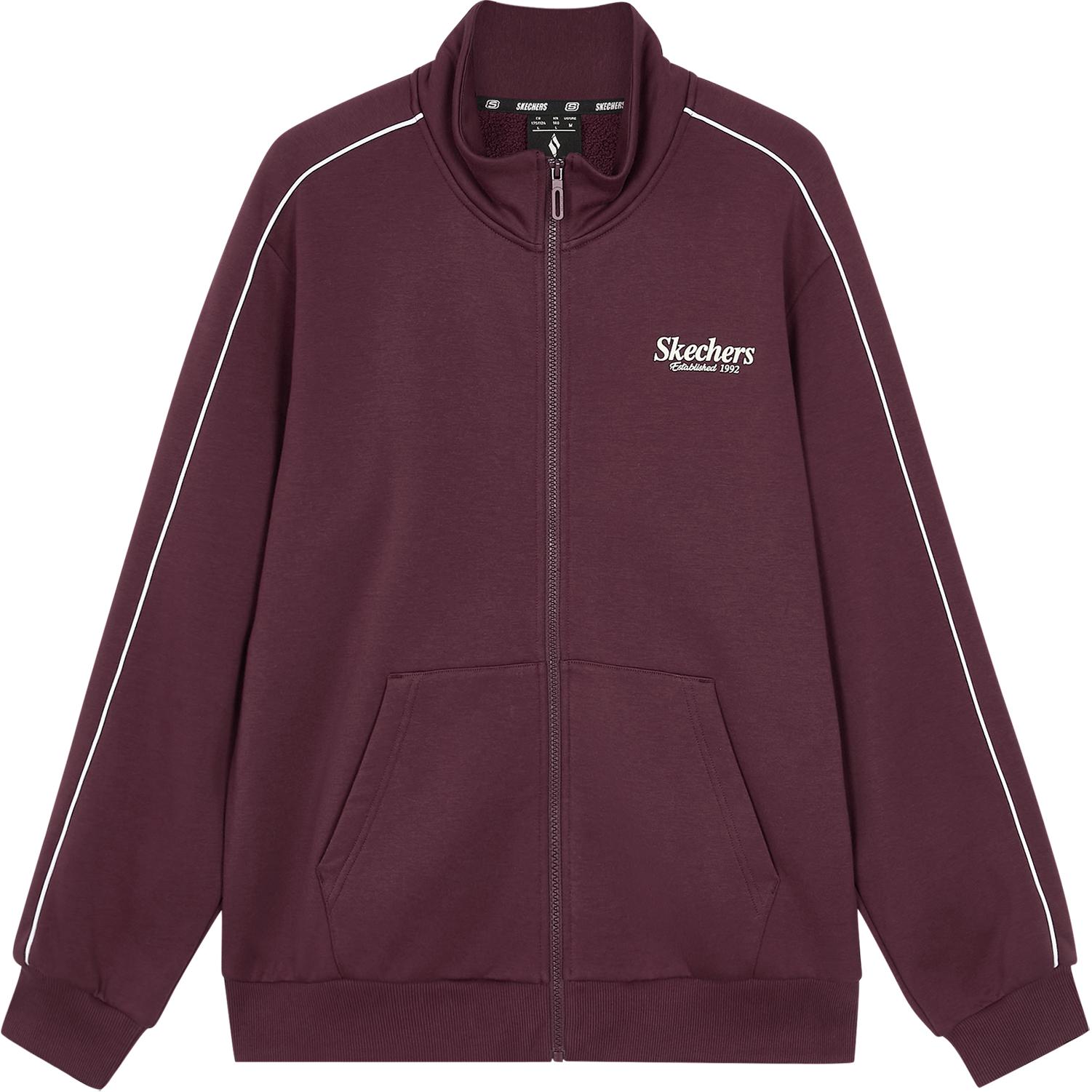 Skechers Retro College Style Soft Comfort Unisex Pink Jacket Long Sleeve L324U070-02C9