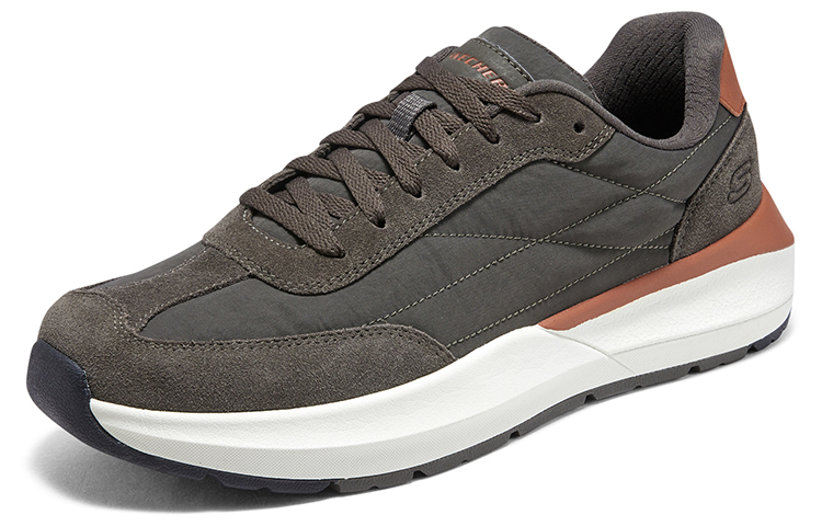 Skechers Geox Terrestre Shoes 'Dark Brown Orange' 圖 3