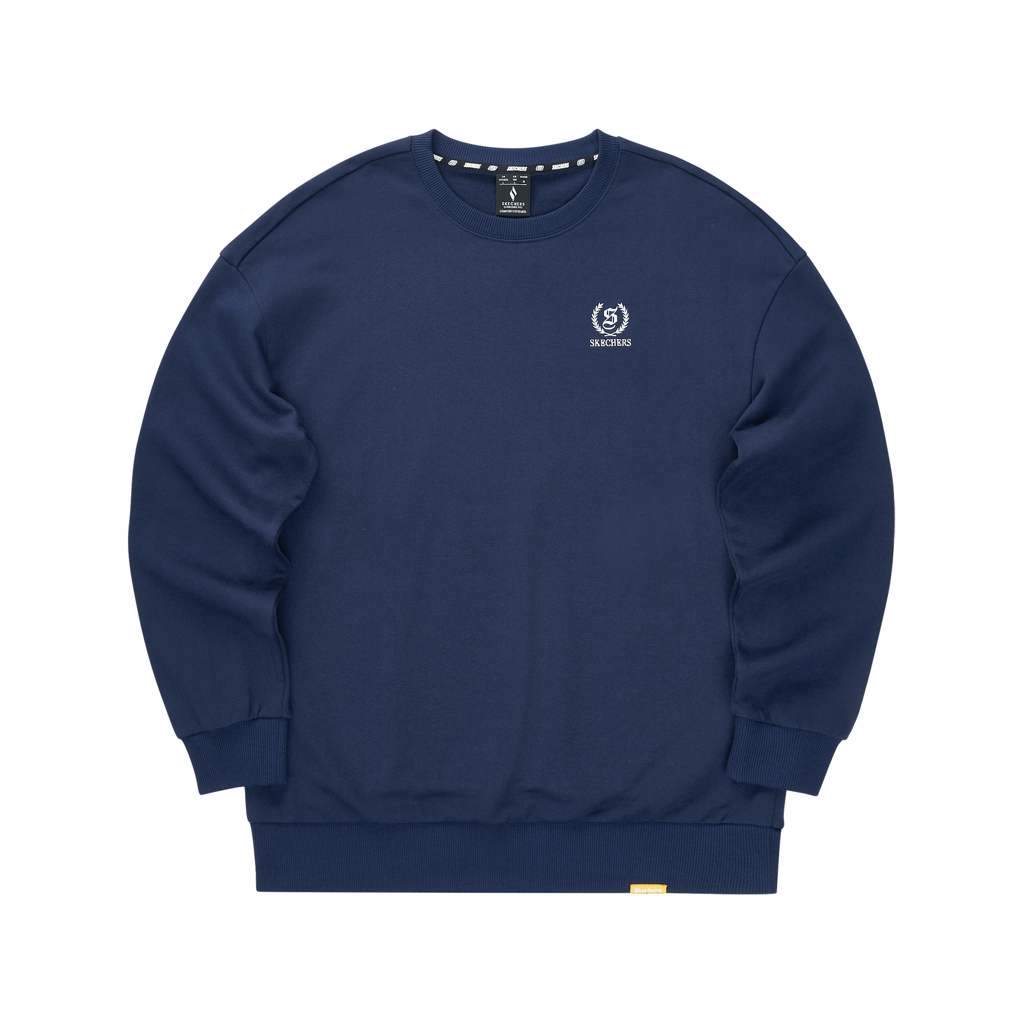 Skechers Retro Navy Round Neck Sweatshirt Unisex - Stylish & Comfortable L324U094-00DU