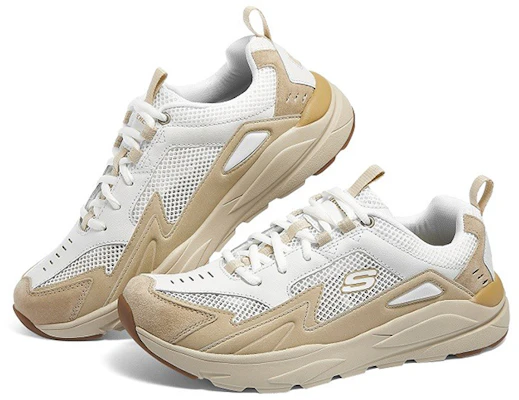 Skechers Retro Spliced Casual 'Cream' 210037-OFWT Lookbook Skechers Retro Spliced Casual 'Cream' 210037-OFWT