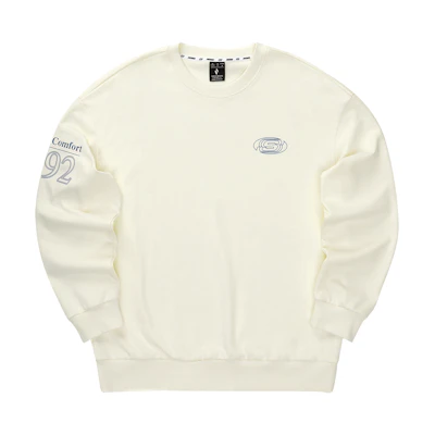 Skechers Retro Sports Loose Fit Crewneck Sweatshirt Unisex - Pure White L324U096-01SV