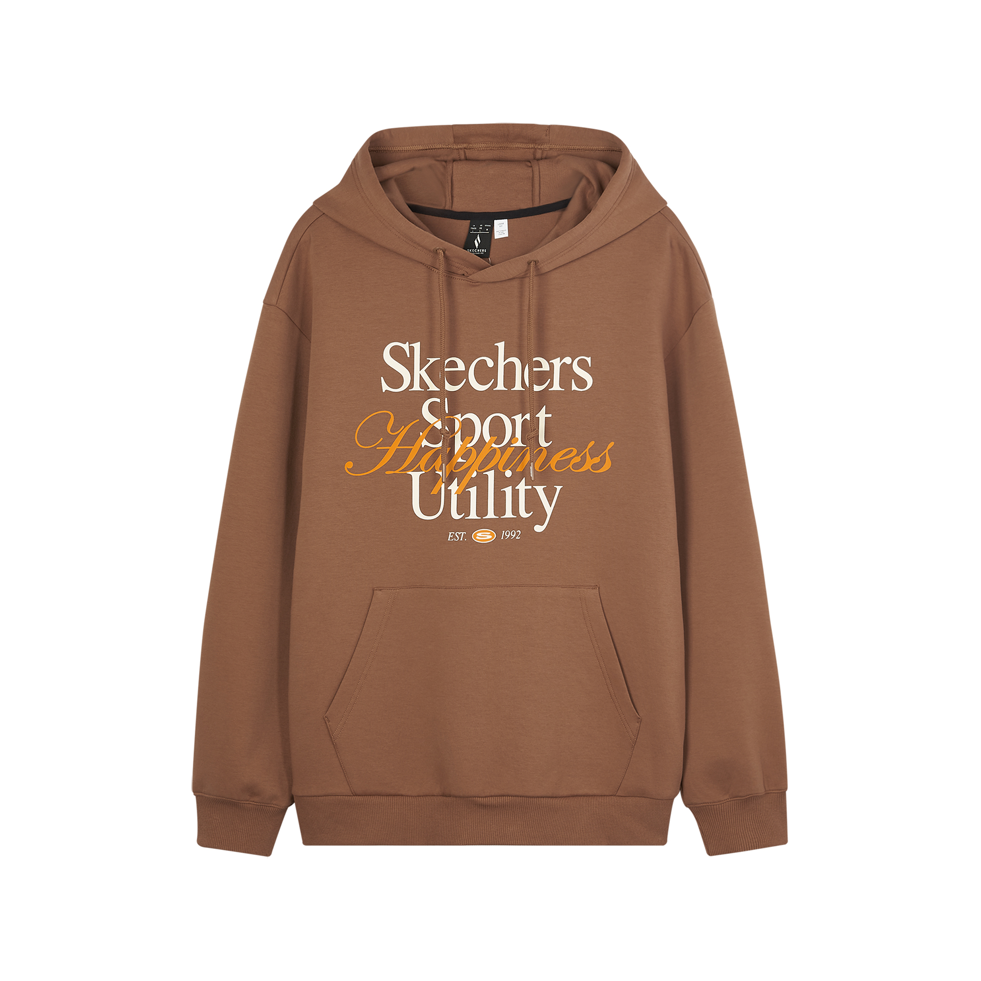 Skechers Retro Street Style Loose Fit Hoodie - Caramel Coffee L324U022-03F9