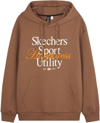 Skechers Retro Street Style Hoodie Longgar - Caramel Coffee L324U022-03F9 Buy Skechers Retro Street Style Hoodie Longgar - Caramel Coffee L324U022-03F9