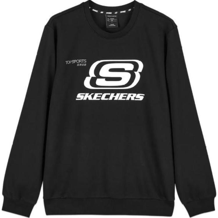 Skechers Retro Style Unisex Long Sleeve Sweatshirt - Carbon Black L121U188-0018