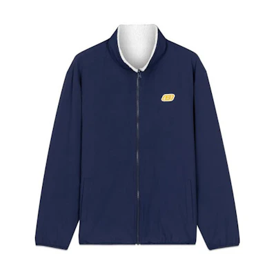 Skechers Reversible Fleece Zip-Up Jacket Bright White L420M018
