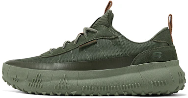 Skechers Revo Kelce Olive Green Casual Low-Top Fashion Sneakers 210903-OLV Skechers Revo Kelce Olive Green Casual Low-Top Fashion Sneakers 210903-OLV