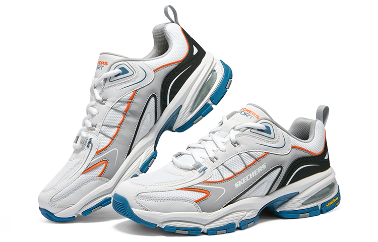 Skechers Rockport Shoes 'White Grey Black' 圖 4