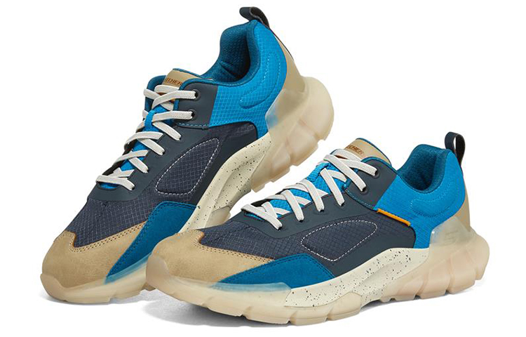 Skechers Romello Sneakers 'Navy Blue Beige' 圖 3