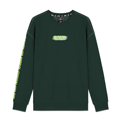 Skechers Round Neck Pullover Sweatshirt Manor Green L320M188-00X9