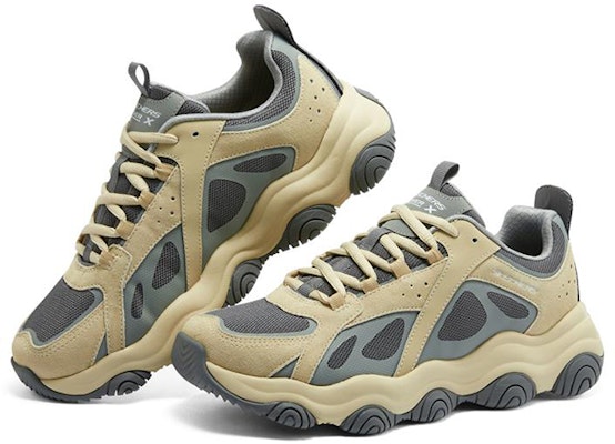 Skechers Rover X 啵啵熊啵啵大咖熊 時尚低幫運動休閒鞋 米灰 Lookbook Skechers Rover X 啵啵熊啵啵大咖熊 時尚低幫運動休閒鞋 米灰