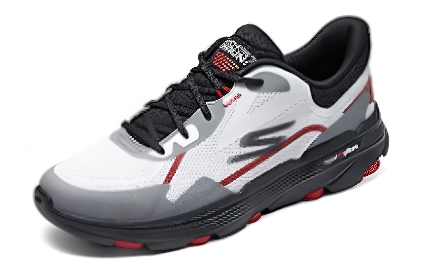 Lookbook 斯凯奇 低帮跑鞋 '白灰' 220646-WBKR