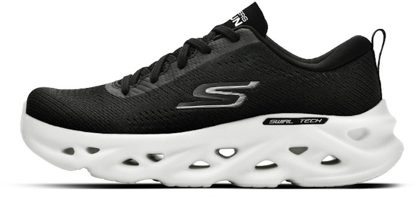 Skechers Gorun Glide-step Swirl Tech 'Hitam' 220303-BKW Buy Skechers Gorun Glide-step Swirl Tech 'Hitam' 220303-BKW