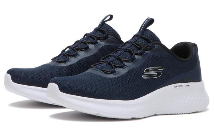 Lookbook Kasut Larian Skechers Rendah 'Biru' 232831-NVBK