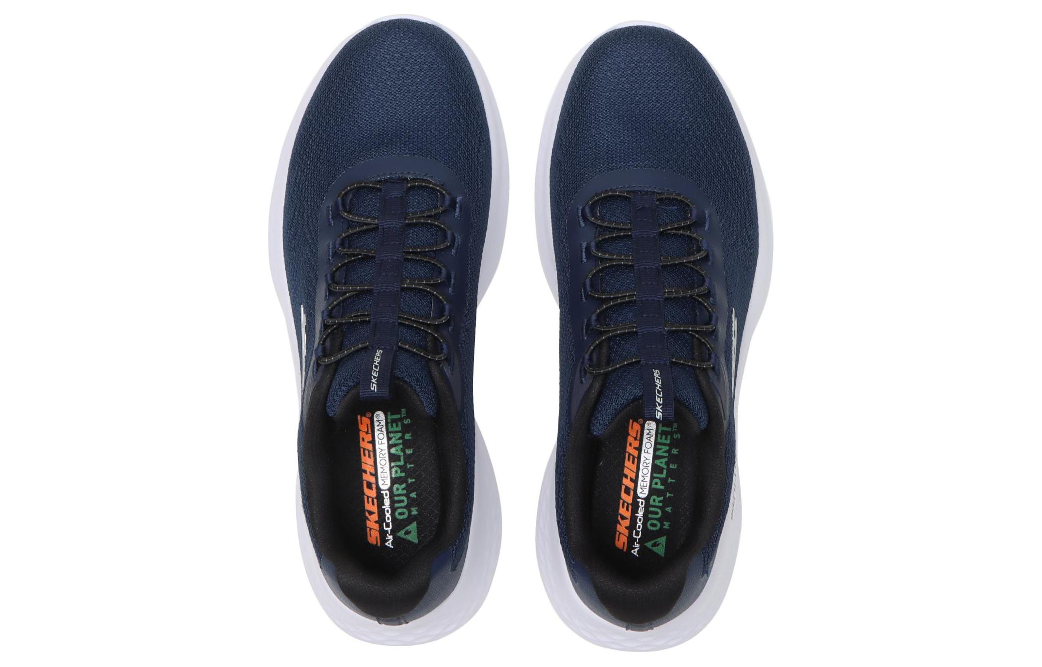 Shop Kasut Larian Skechers Rendah 'Biru' 232831-NVBK