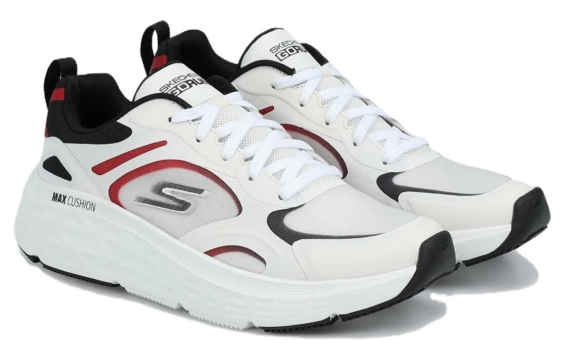 Lookbook Skechers Laufschuhe Low ''Stoßdämpfend Weiß Schwarz'' 220361-WTBK