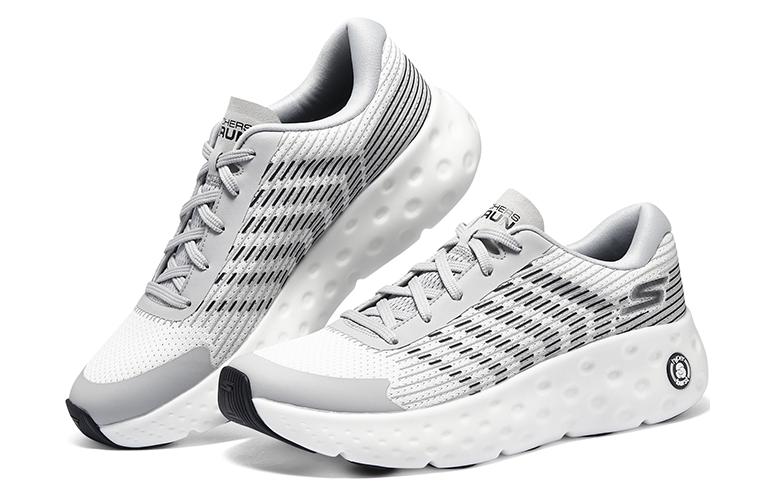 Shop Baskets de Running Skechers Basses ''Blanc Confort'' 220695-WBK