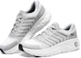 Shop Baskets de Running Skechers Basses ''Blanc Confort'' 220695-WBK