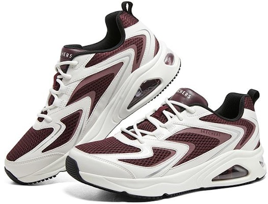 Skechers Running Shoes Low 'White Red' 183079-BURG Shop Skechers Running Shoes Low 'White Red' 183079-BURG
