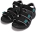 Lookbook Skechers Sandal 'Black Magic Strap' Hitam 237197-BKCC