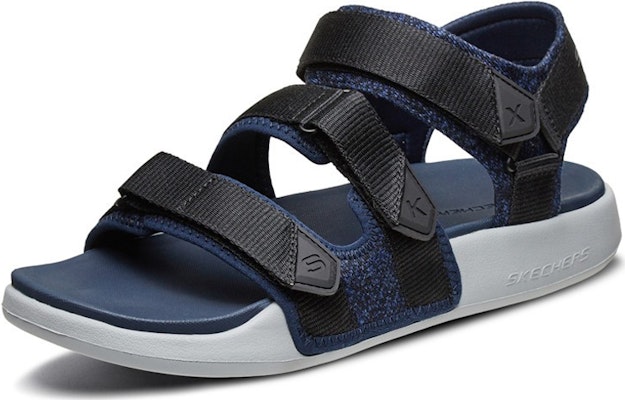 Skechers Sandal 'Biru Hitam' 666081-NVBK Order Skechers Sandal 'Biru Hitam' 666081-NVBK