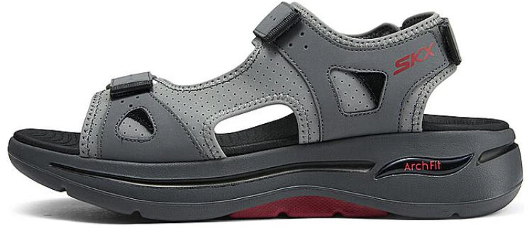 skechers-sandal-grey-red-229064-ccrd