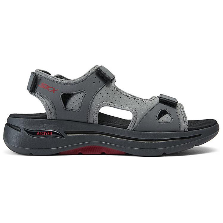 Order 스케쳐스 샌들 '회색/빨강' (Skechers Sandal 'Grey/Red') 229064-CCRD