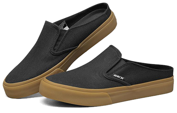 Lookbook 스케쳐스 SC 슬립온 블랙 (Skechers SC 슬립온 블랙) 237056-BLK