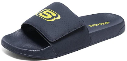 Lookbook Skechers Side Lines 2 Slip-On 'Blue Yellow' 8790196-NVYL