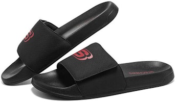 스케쳐스 사이드 라인 2 슬리퍼 '블랙 레드' 8790196-BKRD Shop 스케쳐스 사이드 라인 2 슬리퍼 '블랙 레드' 8790196-BKRD