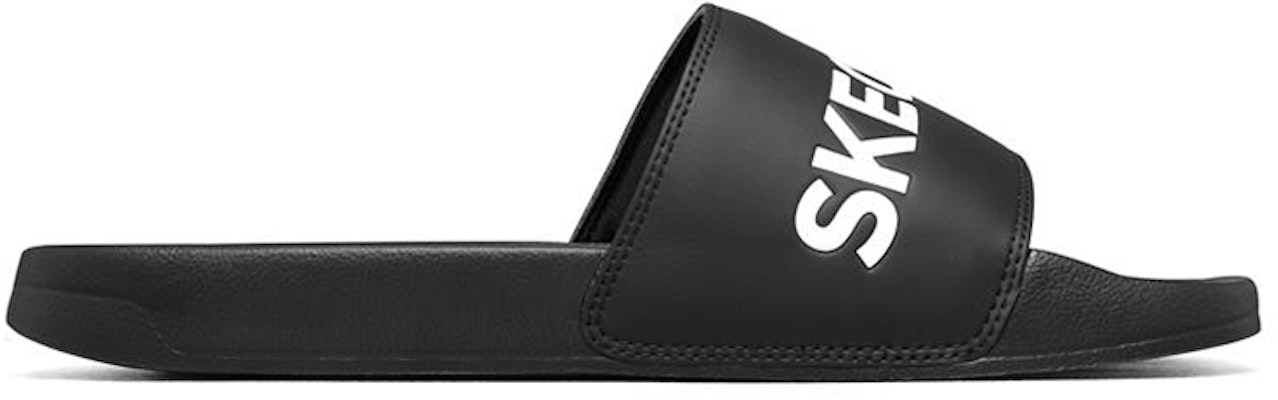 Skechers Side Lines 休閒拖鞋 純黑 Order Skechers Side Lines 休閒拖鞋 純黑