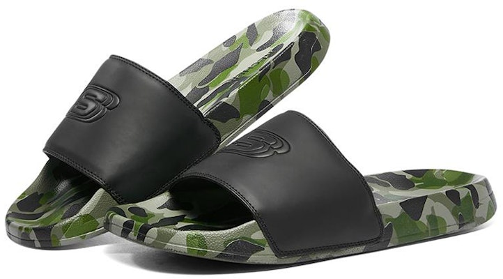 Skechers Side Lines 'Hitam Hijau' 8790102-OLV Lookbook Skechers Side Lines 'Hitam Hijau' 8790102-OLV