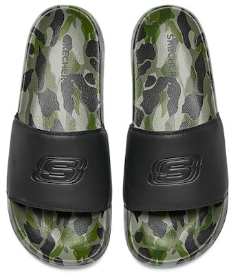 Skechers Side Lines 'Hitam Hijau' 8790102-OLV Shop Skechers Side Lines 'Hitam Hijau' 8790102-OLV