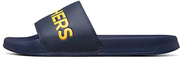 Skechers Side Lines Casual Navy Blue Slippers 'Navy Blue Yellow' 8790061-NVYL Skechers Side Lines Casual Navy Blue Slippers 'Navy Blue Yellow' 8790061-NVYL
