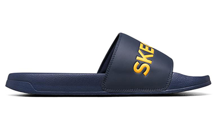 Order Skechers Side Lines Chaussons Décontractés Bleu Marine Jaune 8790061-NVYL