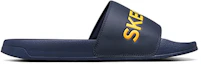 Order Skechers Side Lines Chaussons Décontractés Bleu Marine Jaune 8790061-NVYL