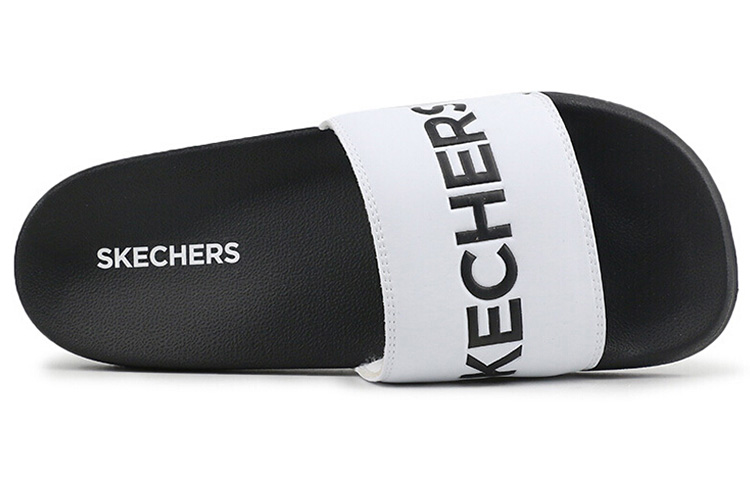 Shop Skechers Side Lines Chaussons Sport Antidérapants Blancs 8790061-WBK
