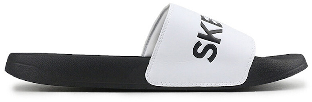 Skechers Side Lines Cozy Selipar Sukan Anti-Licink Putih 8790061-WBK Order Skechers Side Lines Cozy Selipar Sukan Anti-Licink Putih 8790061-WBK