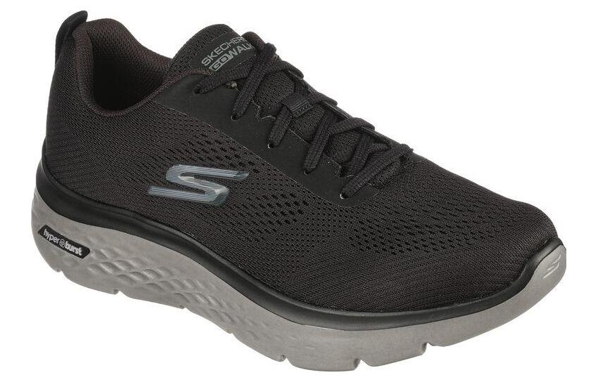 Lookbook Skechers Skeachers GO WALK Hyper Burst 'Black Grey' 216071-BKGY
