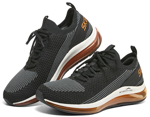 Skechers Skech-Air Element 2.0 低筒運動休閒鞋 黑橘 Lookbook Skechers Skech-Air Element 2.0 低筒運動休閒鞋 黑橘